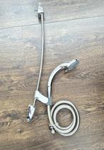 Douche Set – Handdouche + Verstelbare Stang + Slang – Zilver, Ophalen of Verzenden, Gebruikt, Overige kleuren, Overige typen