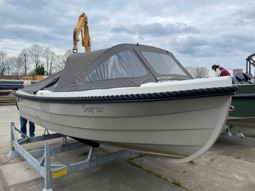 Polyester Familie de Luxe 495, Watersport en Boten, Sloepen, Zo goed als nieuw, Tot 10 pk, 3 tot 6 meter, Buitenboordmotor, Benzine
