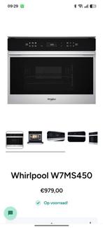 Whirlpool inbouw stoomoven, 2x gebruikt, Witgoed en Apparatuur, Ophalen, Zo goed als nieuw, Stoom, 45 tot 60 cm