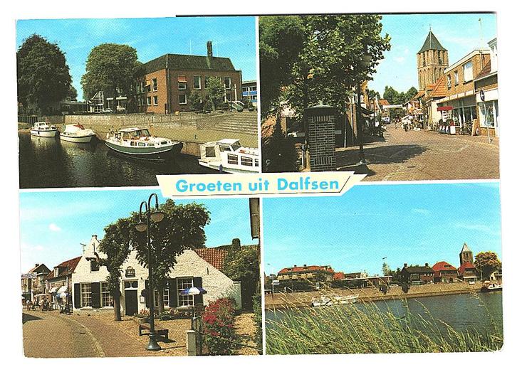 35397 Dalfsen Ov 89 Gelopen met postzegel, Verzamelen, Ansichtkaarten | Nederland, Gelopen, Overijssel, 1980 tot heden, Ophalen of Verzenden