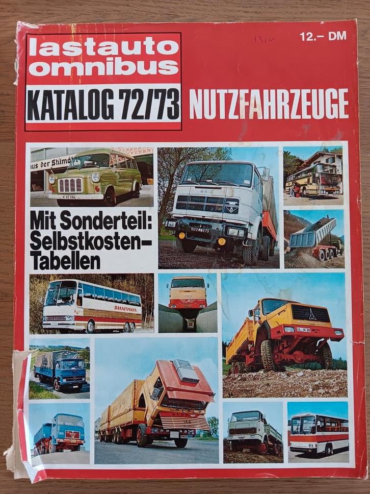Lastauto Omnibus Katalog 72/73, Boeken, Vervoer en Transport, Trein, Ophalen of Verzenden