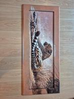 Schilderij R. Casaro - Luipaard, Antiek en Kunst, Ophalen