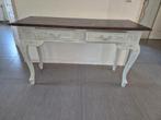 Bruin witte sidetable, Huis en Inrichting, Ophalen, Gebruikt, 100 tot 150 cm, 25 tot 50 cm