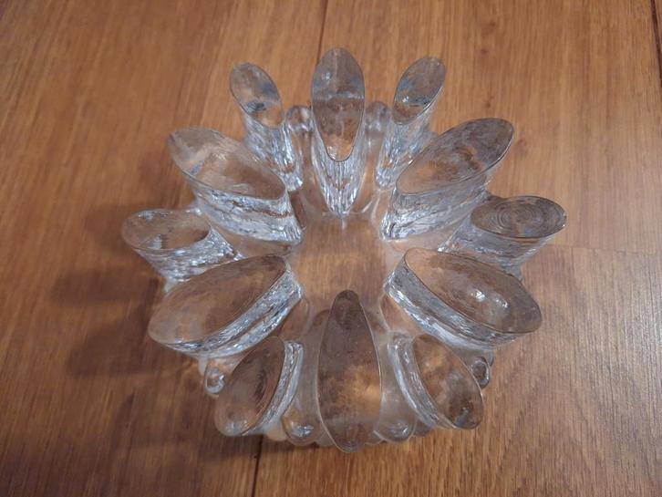 Vintage Glazen Rechaud Georgshutte., Huis en Inrichting, Keuken | Keukenbenodigdheden, Zo goed als nieuw, Ophalen of Verzenden