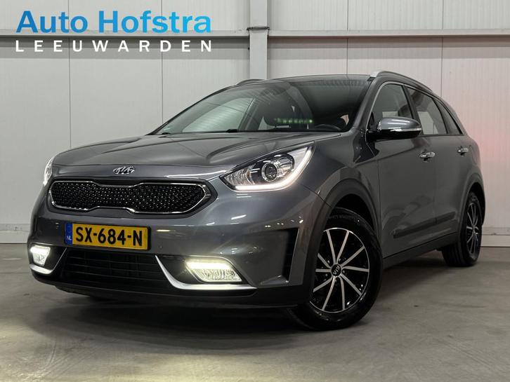 Kia Niro 1.6 GDi Hybrid DynamicLine LED 1/2-LEER NAVI CLIMA, Auto's, Kia, Bedrijf, Te koop, Niro, ABS, Achteruitrijcamera, Airbags