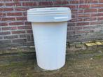 Kunststof Vat met Deksel, 75 tot 150 liter, Ophalen, Gebruikt, Kunststof