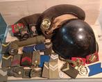 Militaire diverse: helm, baret, embleem, badge, zaklamp, Ophalen of Verzenden, Landmacht, Nederland, Embleem of Badge