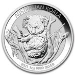 Australië, Koala 2021 - 1 Oz. puur zilver, Postzegels en Munten, Munten | Oceanië, Verzenden, Losse munt, Zilver