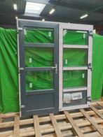 Kunststof Dubbele deur 3/4glas  b175 x h204 cm -2369-, Doe-het-zelf en Verbouw, Deuren en Horren, Niet ingevuld, Kunststof, Gebruikt