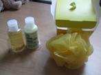 Te koop verzorgingssetje van "The body shop".(nieuw)., Ophalen of Verzenden, Nieuw, Bad & Douche
