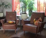 2 fauteuils jaren 60, Huis en Inrichting, Fauteuils, Ophalen, Overige materialen, Gebruikt, Jaren 60