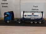 GEELHOED; SCANIA R HIGHLINE CR20H 4X2
Met tank trailer, Hobby en Vrije tijd, Modelauto's | 1:50, Ophalen of Verzenden, Nieuw, Bus of Vrachtwagen
