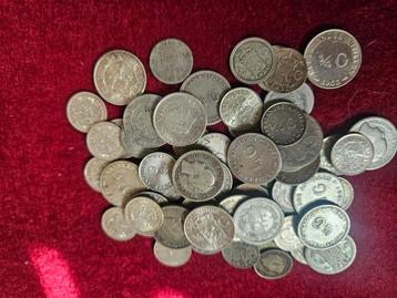 Lot van 140 gram Nederland Overzee zilver beschikbaar voor biedingen
