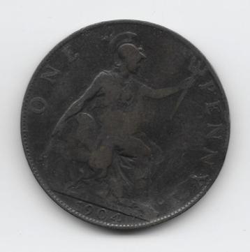 Verenigd Koninkrijk 1 penny 1904 KM# 794.2 beschikbaar voor biedingen