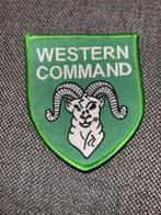 Western Command Patch - Groen met Ram, Verzenden, Landmacht, Overige gebieden, Embleem of Badge