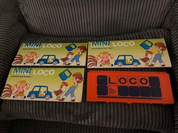 Oude vintage mini loco basisdoos en 3 boekjes rekenen taal beschikbaar voor biedingen