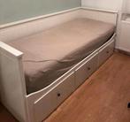Ikea Hemnes bedbank inclusief lattenbodem, Ophalen, Gebruikt, Eenpersoons, Wit