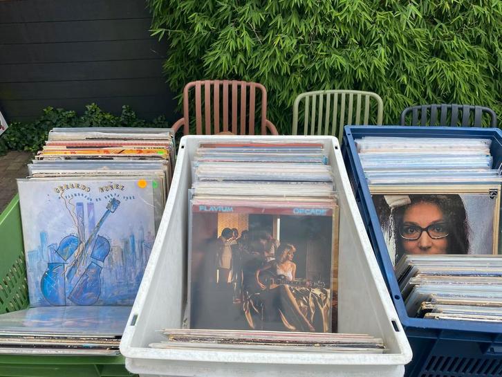LP’s (200 stuks), Cd's en Dvd's, Vinyl | Overige Vinyl, Gebruikt, Overige formaten, Ophalen
