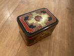 Vintage de douwe egberts de blik met scharnier deksel!, Verzamelen, Blikken, Ophalen of Verzenden, Gebruikt, Overige, Douwe Egberts