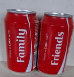 Coca-Cola Blik uit NL 2 st. Share a Coke with Family/Friends, Ophalen of Verzenden, Gebruikt, Verpakking