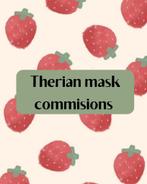Therian mask commisions! ️(OPEN), Verzenden, Nieuw, Knutselwerk