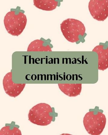 Therian mask commisions! ️(OPEN) beschikbaar voor biedingen