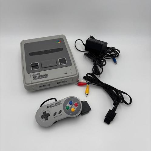 Super Nintendo Snes Console (inclusief 2 controllers), Spelcomputers en Games, Spelcomputers | Nintendo Super NES, Gebruikt, Met 1 controller