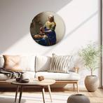 Muurcirkel Het Melkmeisje - Johannes Vermeer, Huis en Inrichting, Ophalen of Verzenden, Nieuw