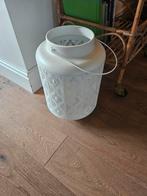 Windlicht wit, groot 38 hoog, Ophalen of Verzenden, Gebruikt