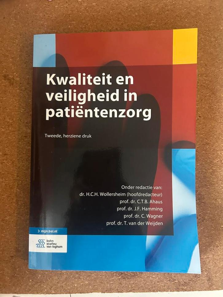 Kwaliteit en veiligheid in patiëntenzorg, Boeken, Wetenschap, Nieuw, Ophalen of Verzenden
