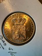 Gouden tientje 1897 parels vast, Koningin Wilhelmina, Losse munt, 10 gulden, Goud
