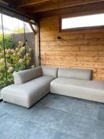 Beige loungebank, 5 persoons, weerbestendig!, Ophalen, Zo goed als nieuw, Loungeset, Bank