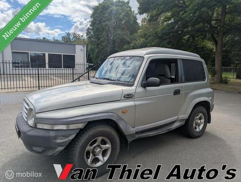 Ssangyong Korando 2.9 TDX airco grijskenteken, Auto's, SsangYong, Bedrijf, Te koop, Korando, 4x4, ABS, Airconditioning, Alarm
