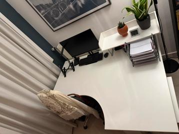 Hoekbureau IKEA Galant wit - afbeelding 4
