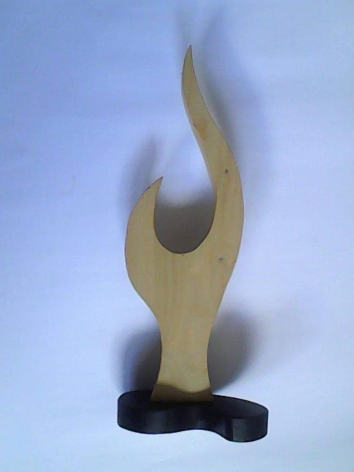 staande sculptuur, Huis en Inrichting, Woonaccessoires | Overige, Zo goed als nieuw, Ophalen of Verzenden