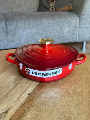 Le Creuset Hartvormige Campagnard Braadpan 20 cm – Cerise beschikbaar voor biedingen
