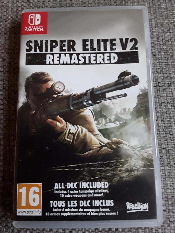 Nintendo Switch Game Sniper Elite V2 Remastered, Spelcomputers en Games, Games | Nintendo Switch, Zo goed als nieuw, Shooter, 1 speler