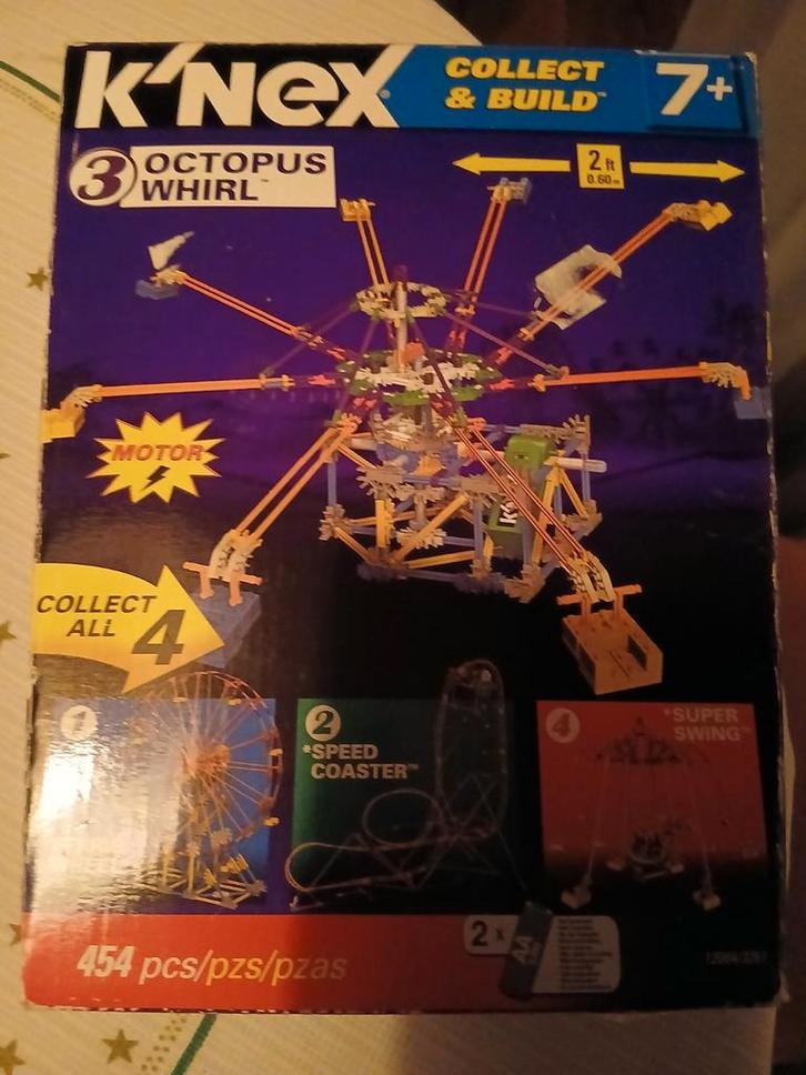 K'nex Octopus Whirl - Complete Set, Kinderen en Baby's, Speelgoed | Bouwstenen, Gebruikt, Ophalen of Verzenden