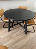 GRATIS af te halen; ronde eettafel diameter 120cm, Huis en Inrichting, Tafels | Eettafels, Ophalen, Gebruikt, 100 tot 150 cm, Rond