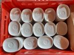 200 kleine schoteltjes voor amuse, Ophalen, Zo goed als nieuw, Porselein, Kop(pen) en/of Schotel(s)