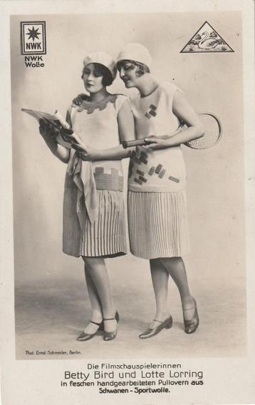 RECLAME BETTY BIRD LOTTE LORRING JAREN 30 ZEER MOOIE KAART beschikbaar voor biedingen