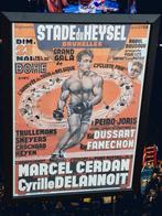 Origineel en authentieke boksposter, boks affiche uit 1948👊, Verzamelen, Posters, Met lijst, Sport, Gebruikt, Rechthoekig Staand