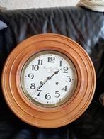 station klok vintage, Huis en Inrichting, Ophalen of Verzenden, Zo goed als nieuw, Wandklok