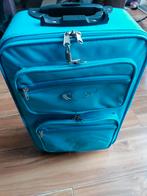 Aqua Blauwe Handbagage Koffer - 2 Standen, Sieraden, Tassen en Uiterlijk, Koffers, 50 tot 60 cm, Hard kunststof, Ophalen of Verzenden