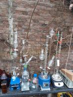 destillatie soxhlet extractie verwarming verdamping glaswerk, Ophalen, Gebruikt