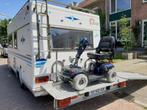 Camper voor Scootmobiel, met Daktent, Caravans en Kamperen, Verhuur