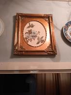 Vintage Schilderij met Vogels, Ophalen of Verzenden