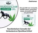 Paardenbalsem Cannabis Gel Verkoelend en Pijnstillend 250ml, Verzenden, Nieuw, Bodylotion, Crème of Olie