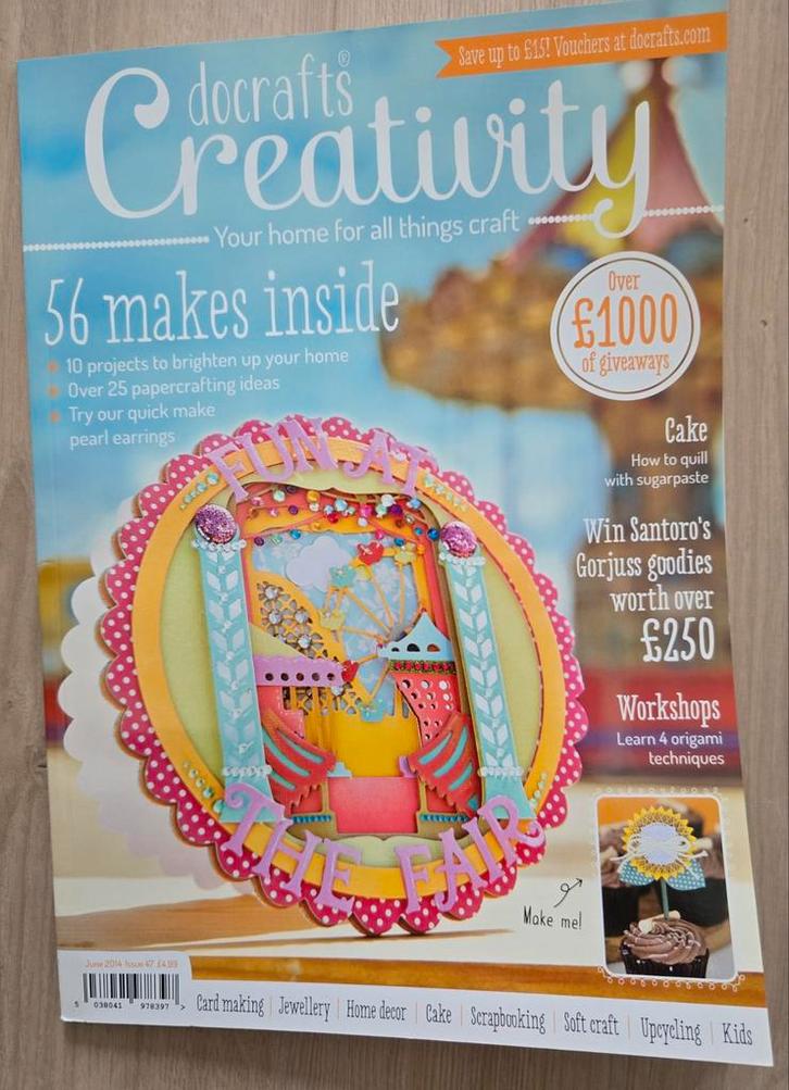 Docrafts Creativity Magazine - Juni 2014, Boeken, Tijdschriften en Kranten, Gelezen, Overige typen, Ophalen of Verzenden