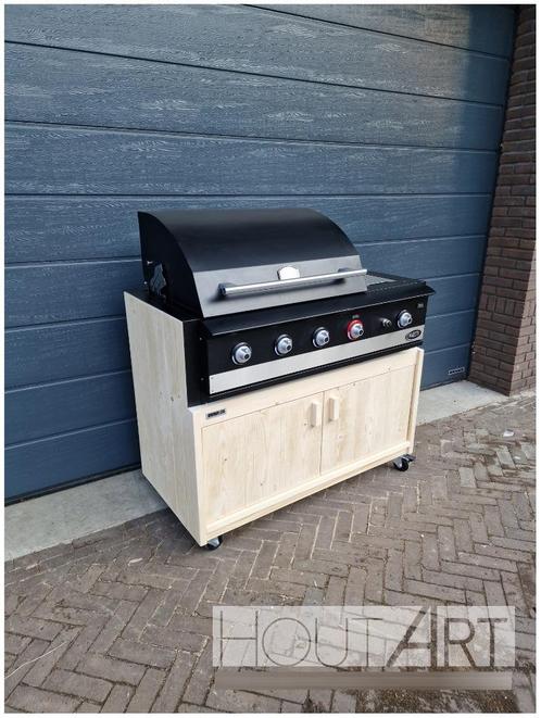 Buitenkeuken BORETTI "Lone" in steigerhout! NIEUW!, Tuin en Terras, Buitenkeukens, Nieuw, Houtskool, Ophalen of Verzenden